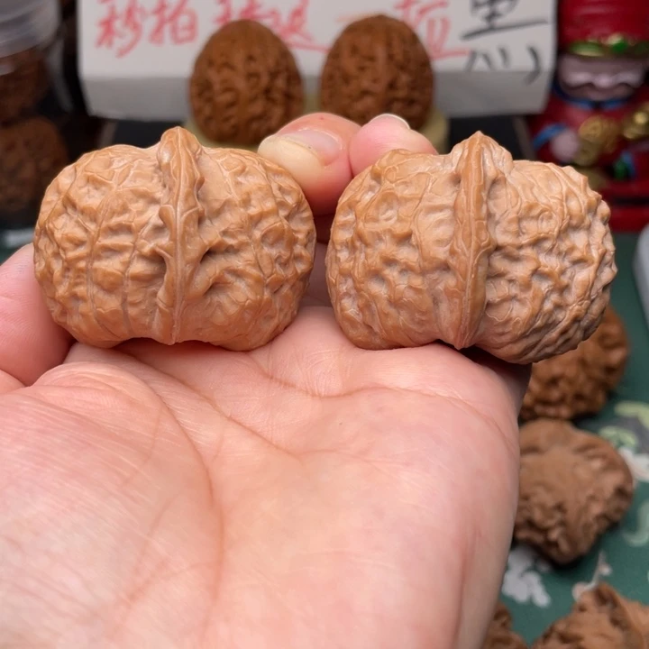 【闪购商品】把件文玩核桃41全品南瓜墩45肚