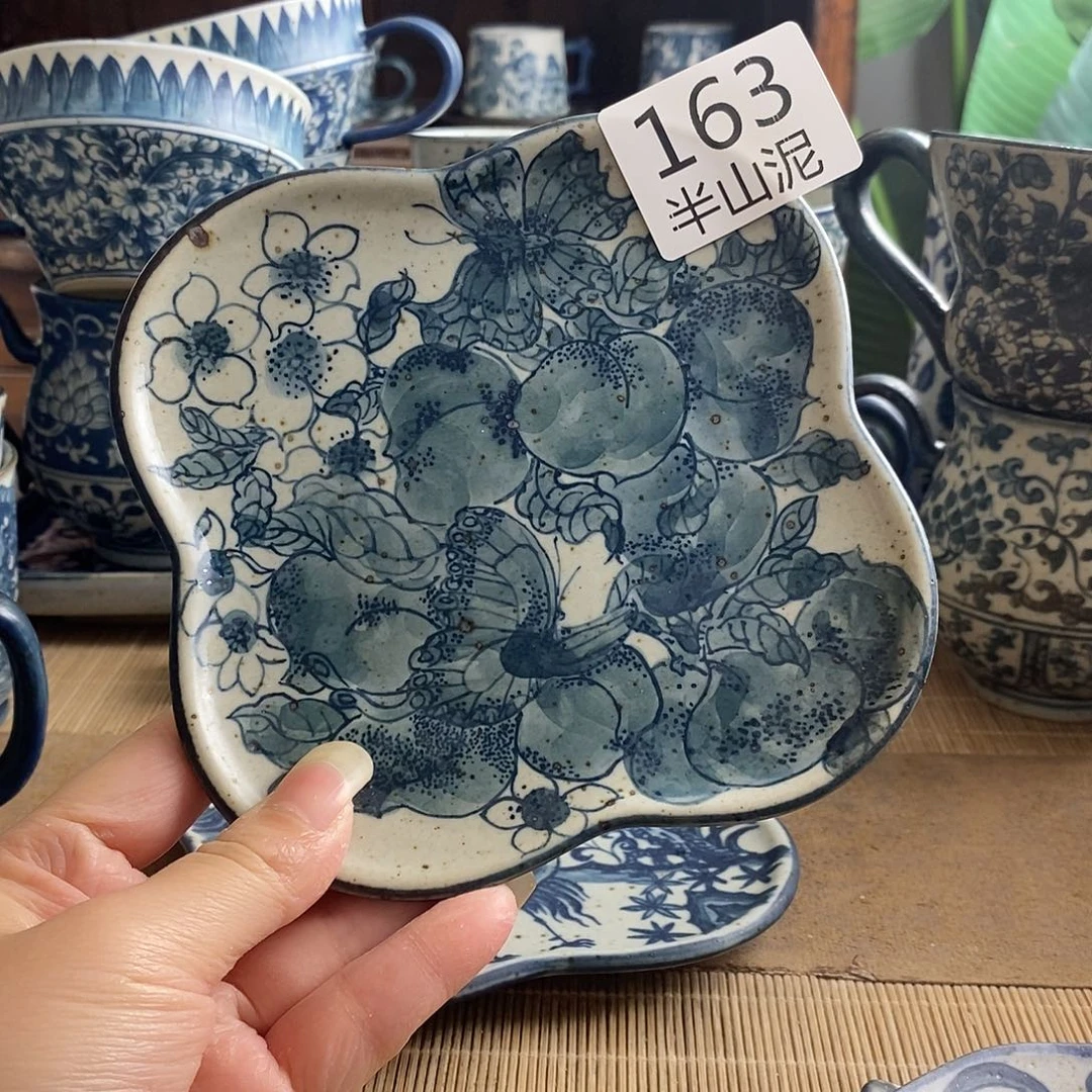 手工手绘青花高温陶瓷