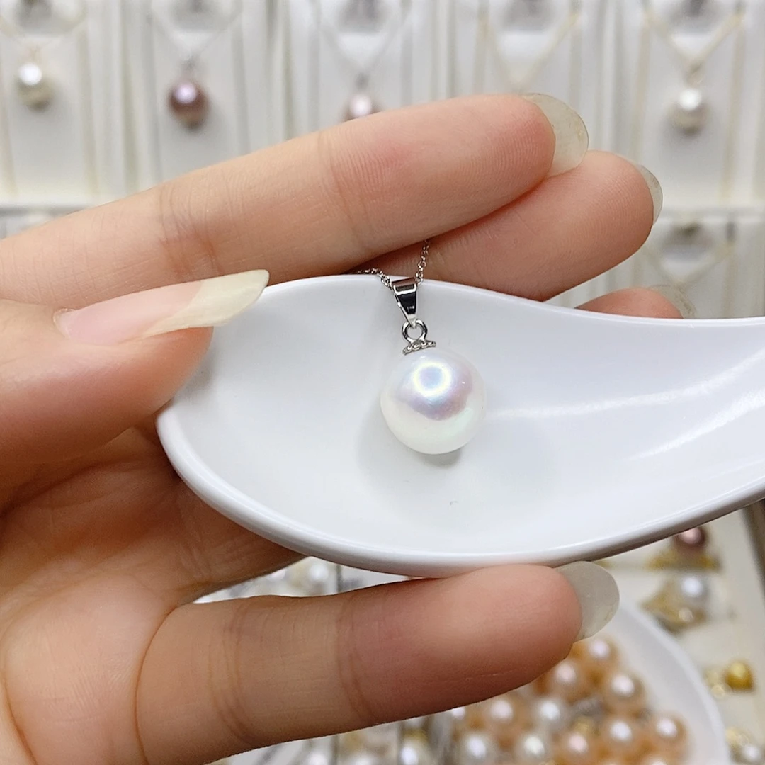 淡水珍珠未镶嵌吊坠(赠链)