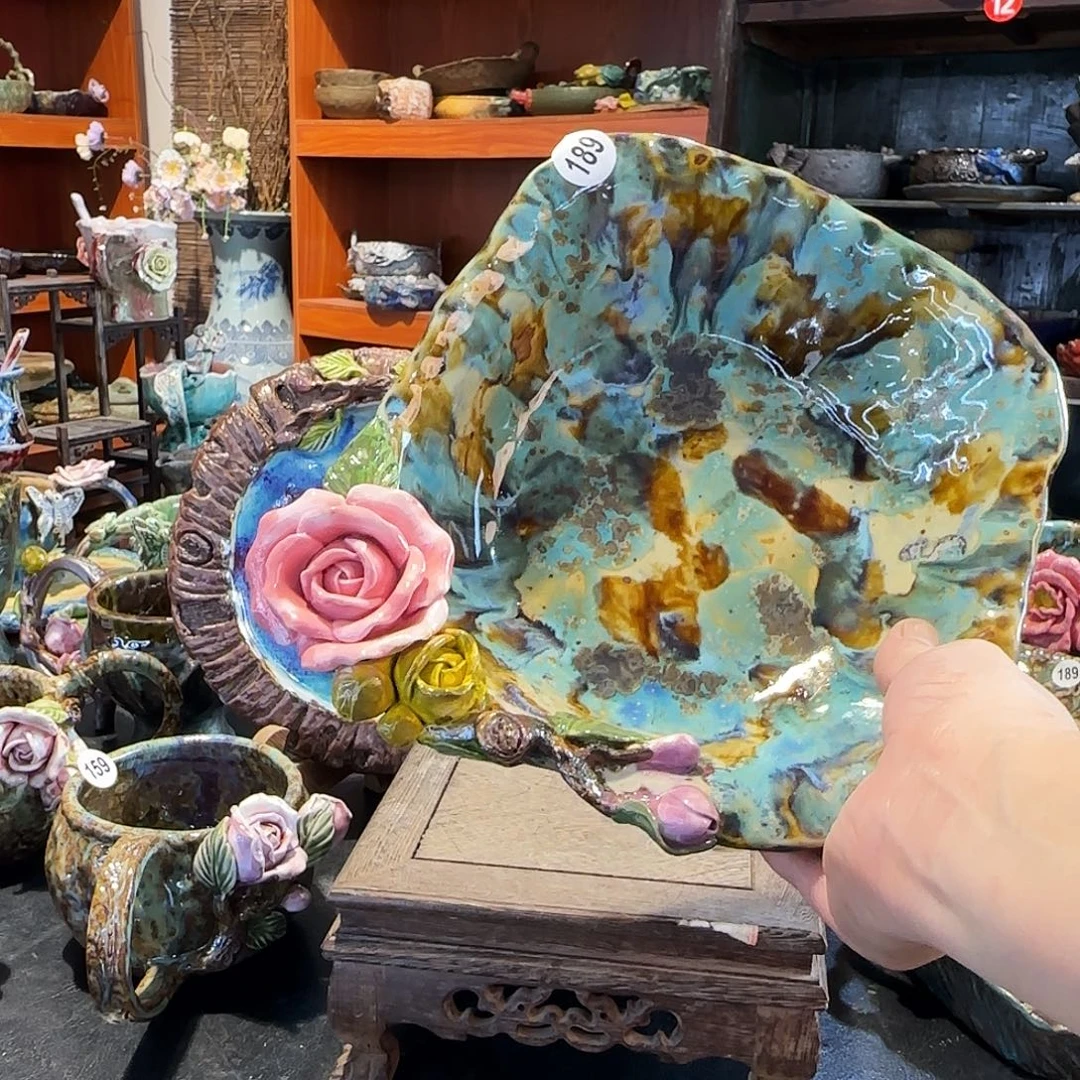 纯手工咖啡杯盘碗