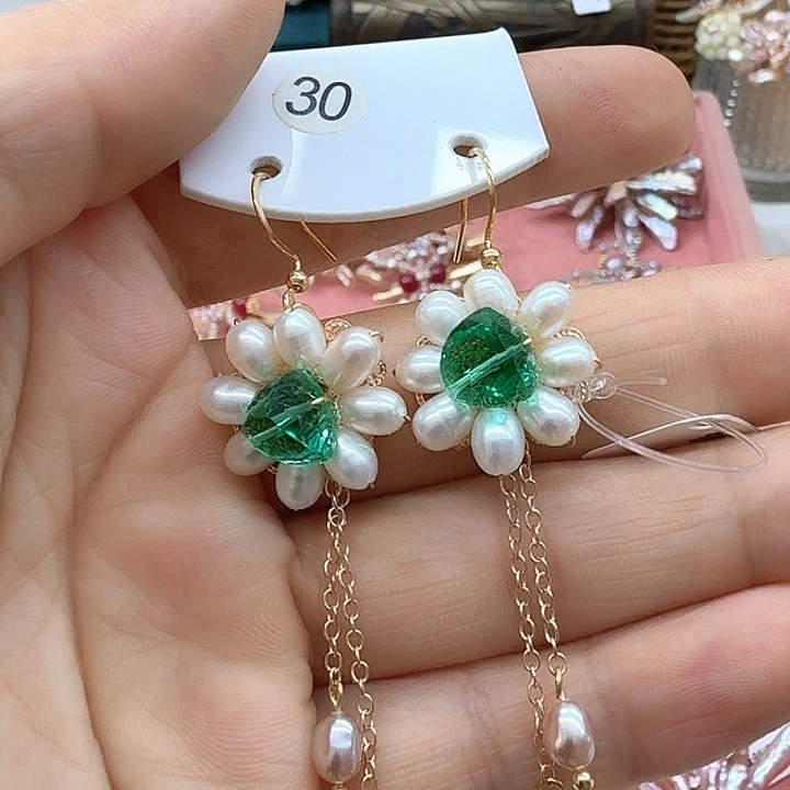 未镶嵌淡水珍珠耳饰