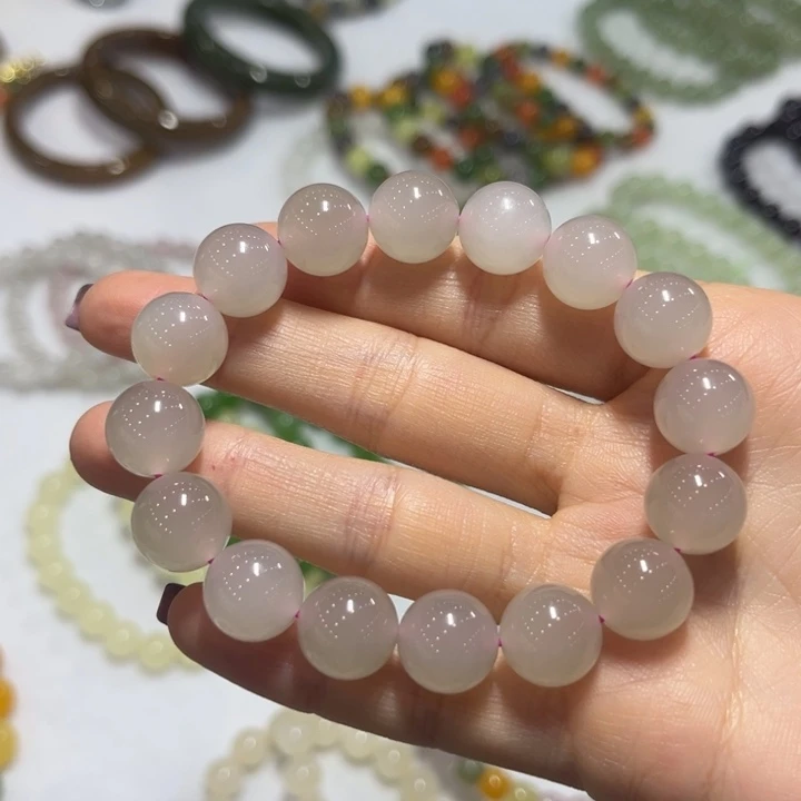 和田玉手串未镶嵌11-12