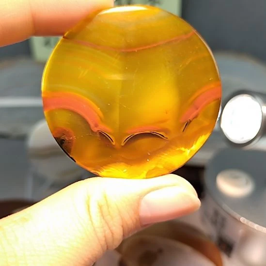 玛瑙/玉髓未镶嵌吊坠挂牌