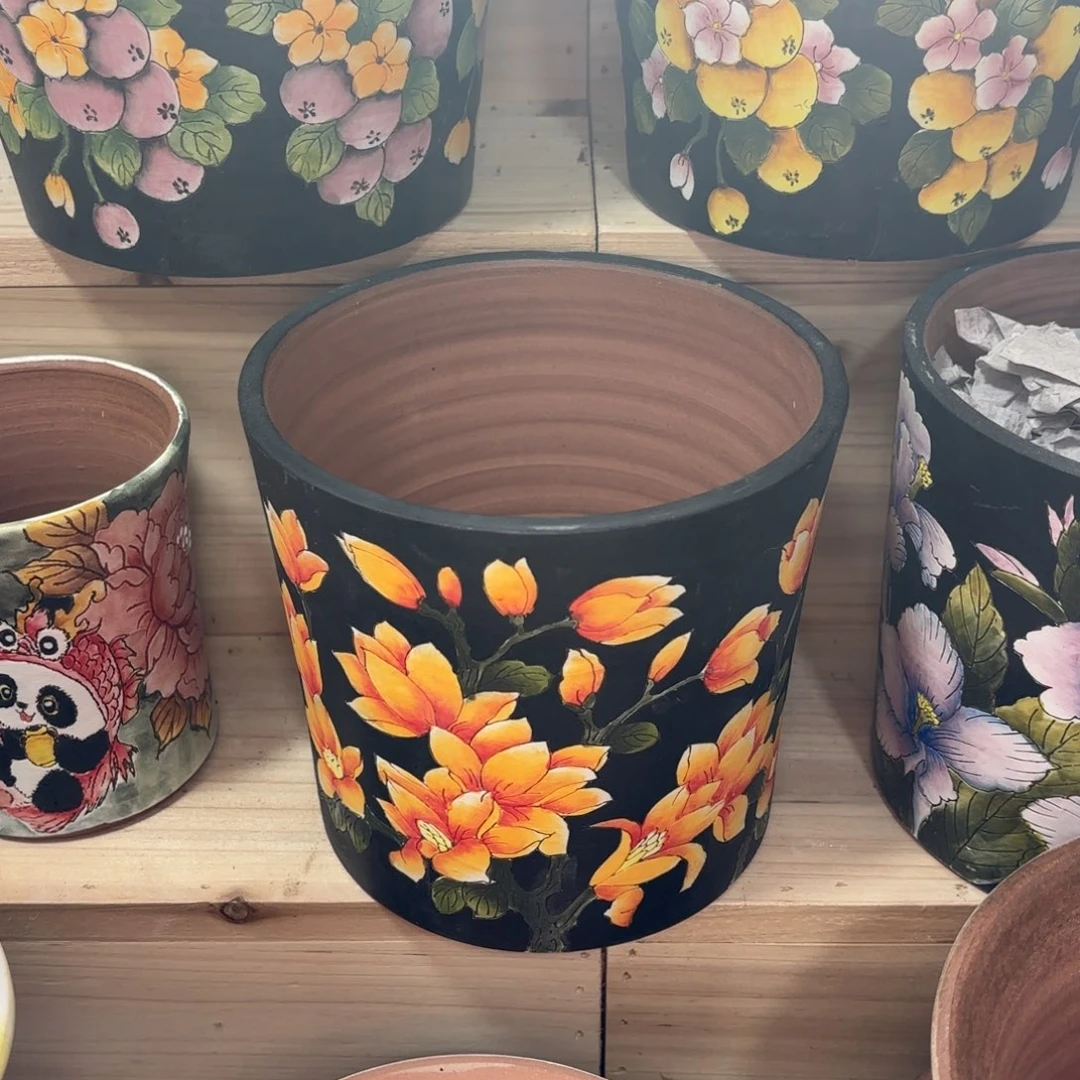 景德镇手绘花盆陶瓷13/13