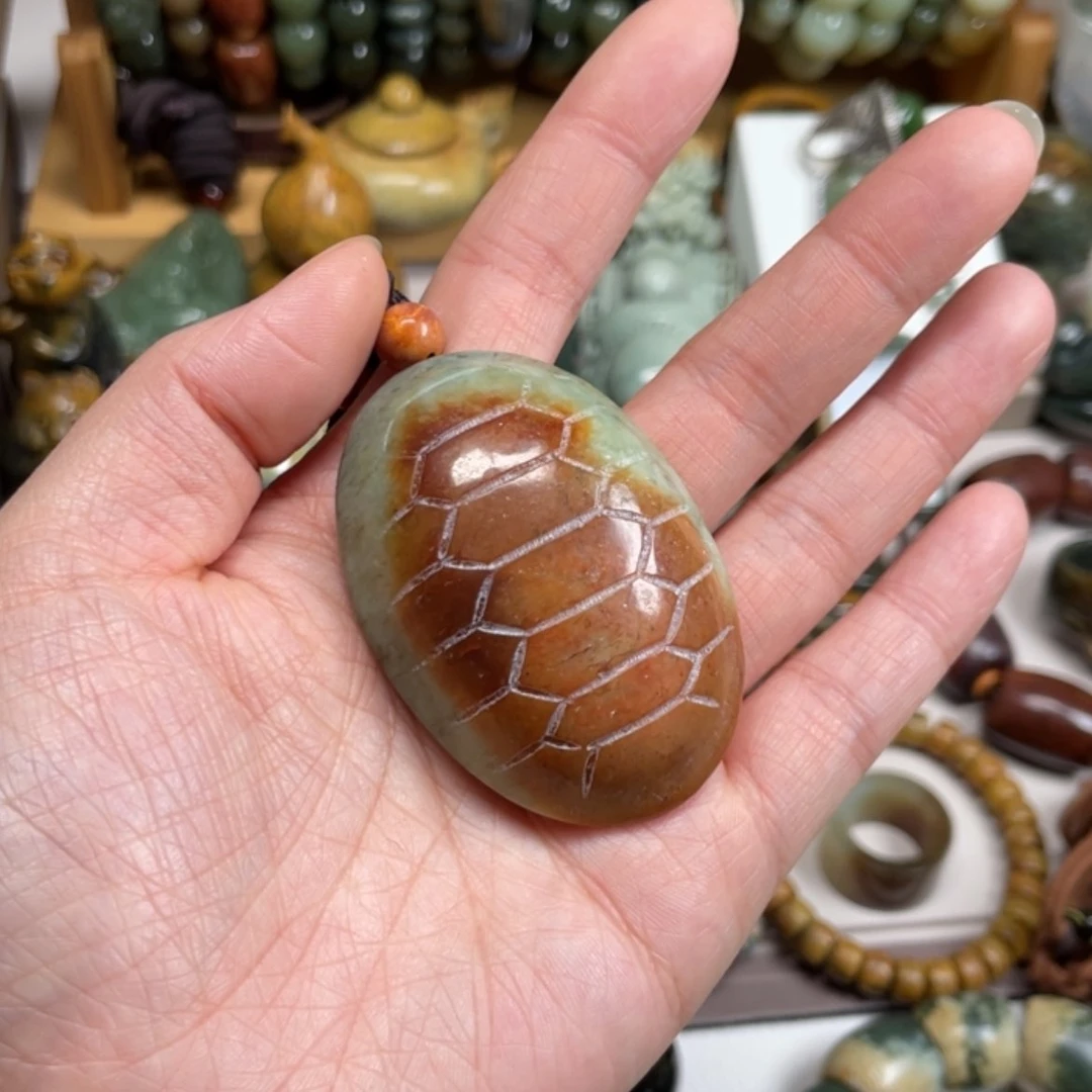 【闪购商品】岫岩河磨玉（透闪石质玉）手把件未镶嵌