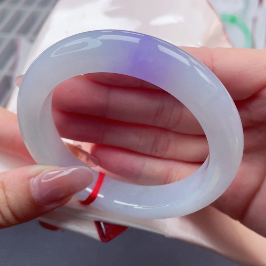 未镶嵌手镯翡翠55.0紫罗兰永恒花园 葡萄成熟时 23号