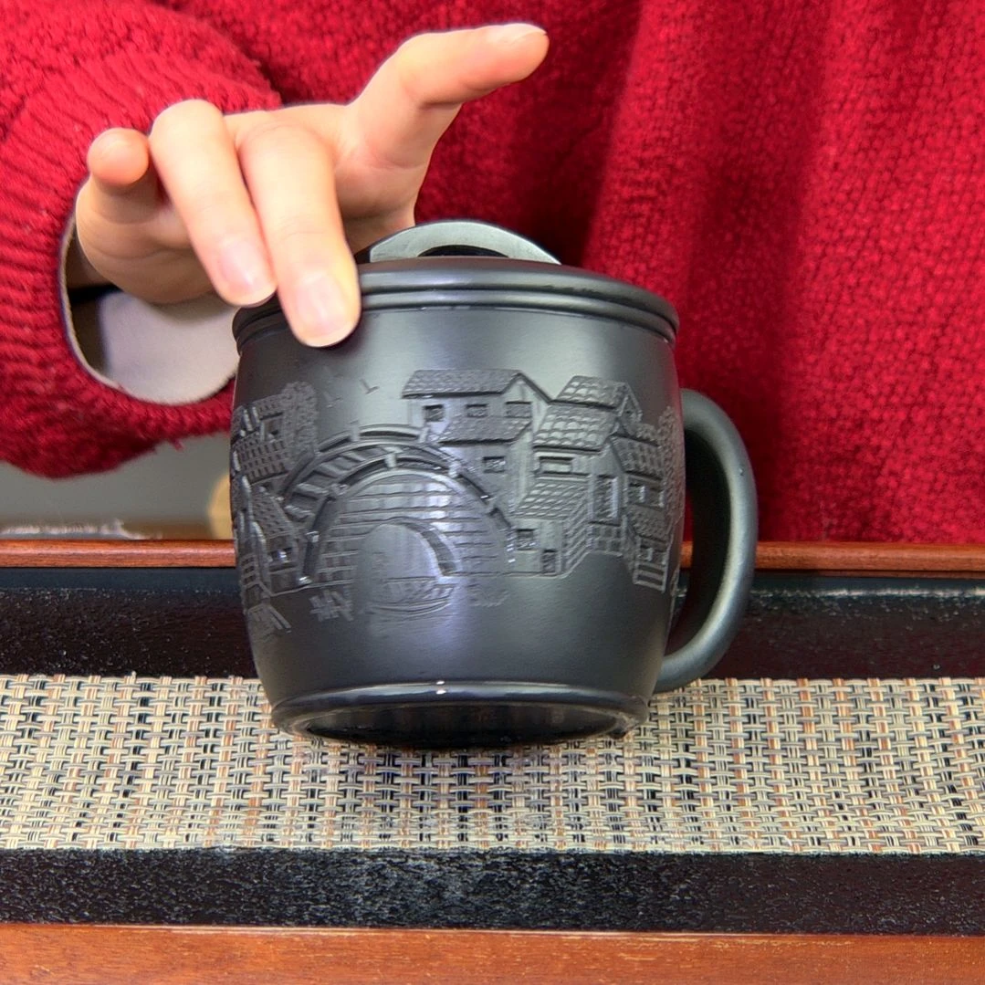 【闪购商品】绿泥茶杯高货放漏