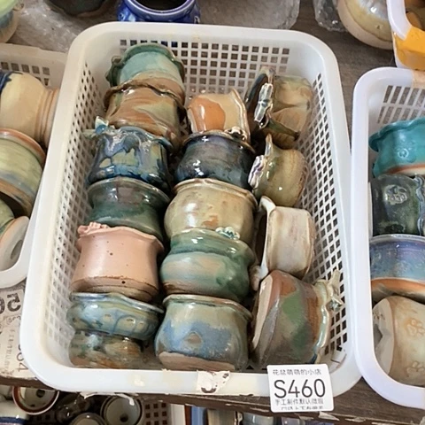 紫砂花盆460微瑕品口径5.5左右