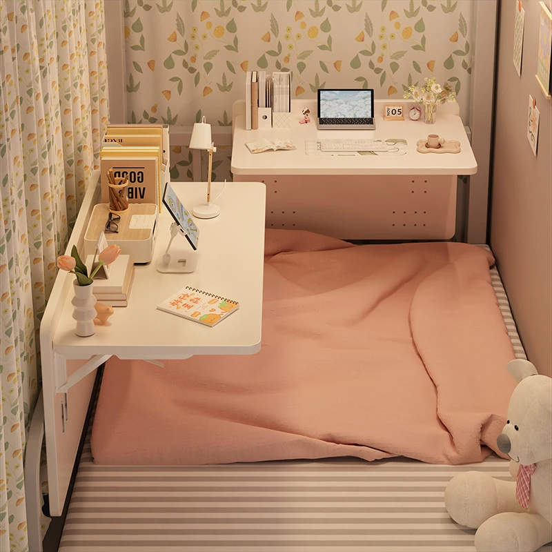 床上懒人小桌子宿舍上铺悬空折叠桌床上书桌大学生宿舍神器电脑桌