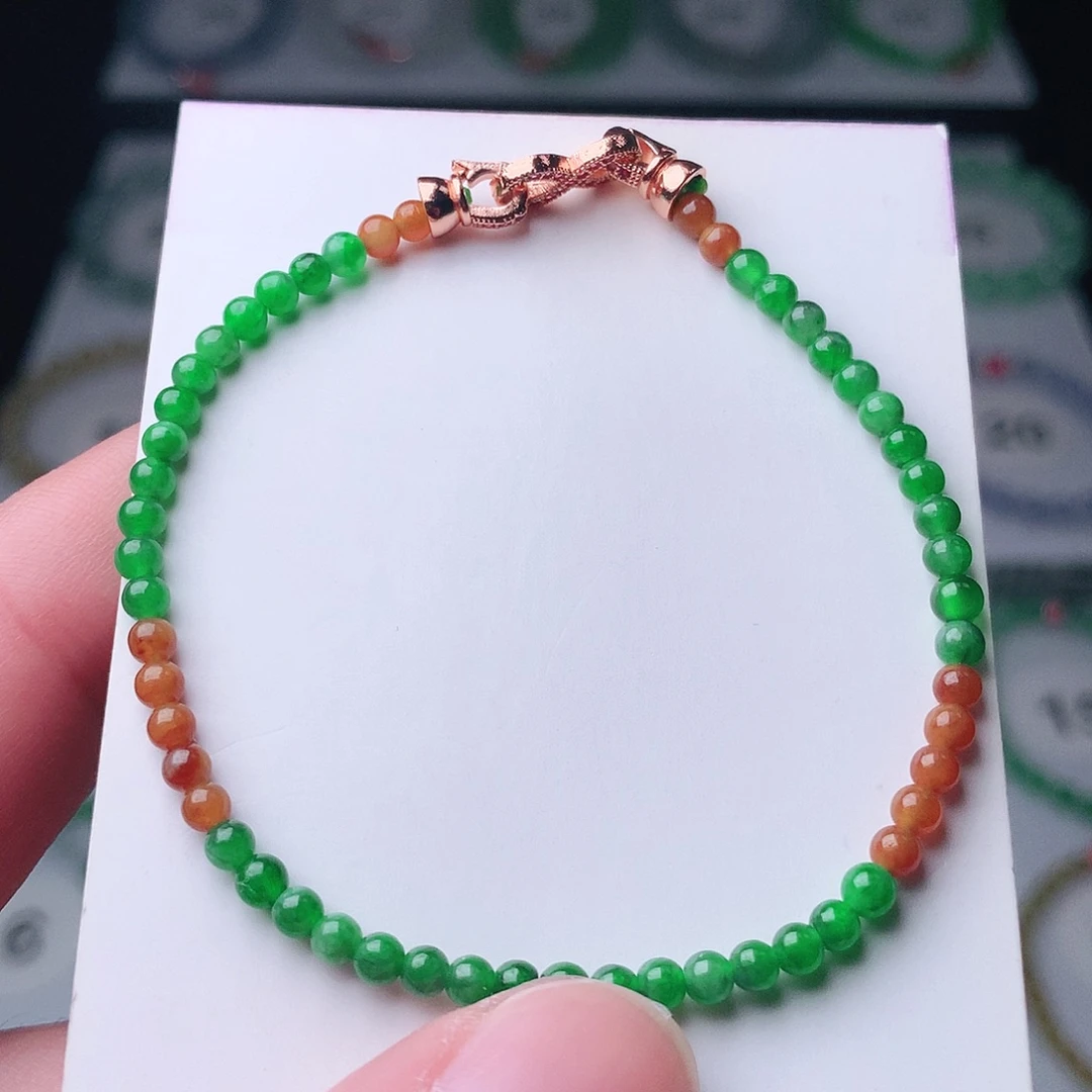 翡翠未镶嵌手链翡翠