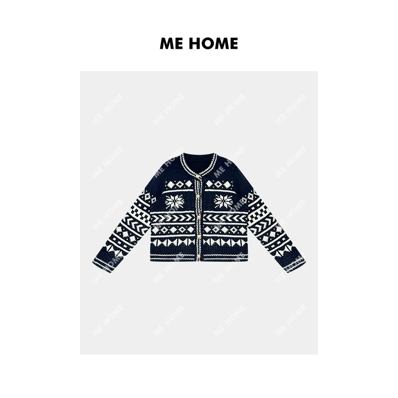 ME北欧毛衣2025春季新款轻奢气质质感时尚百搭绵羊毛毛衣MEQC3301