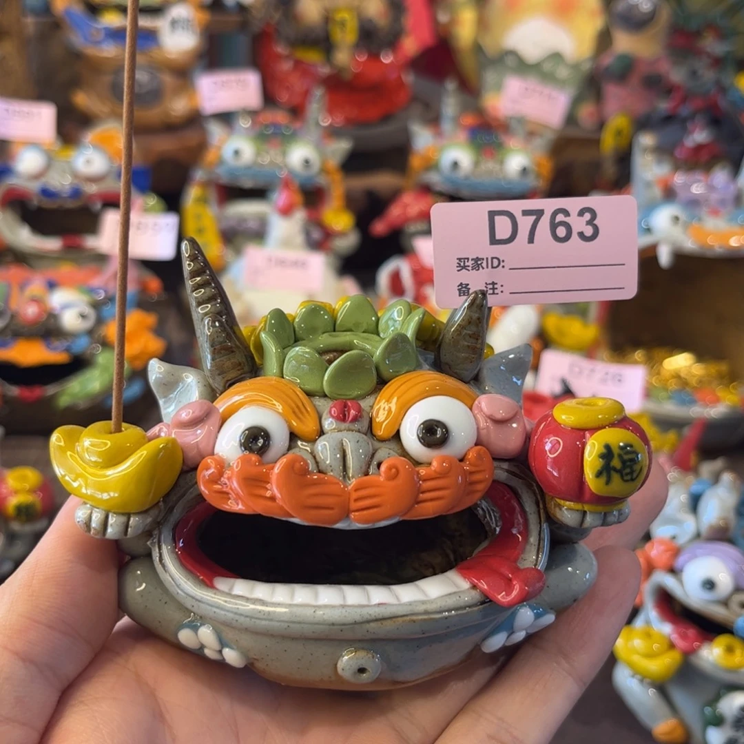 泥塑纯手工茶宠摆件