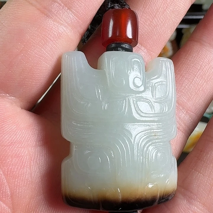 未镶嵌和田玉(糖玉)挂件