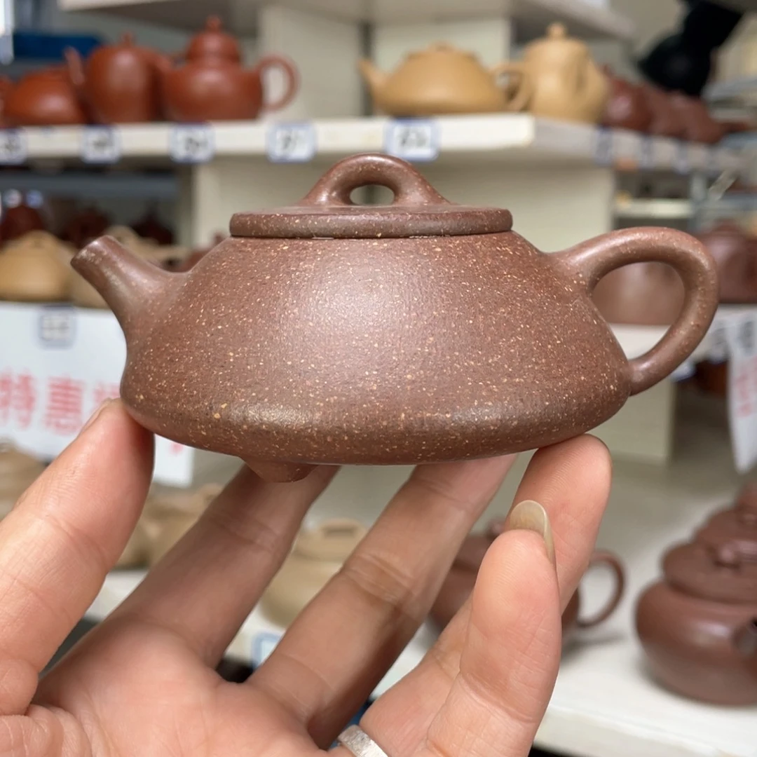 紫砂茶壶紫降全手工150毫升