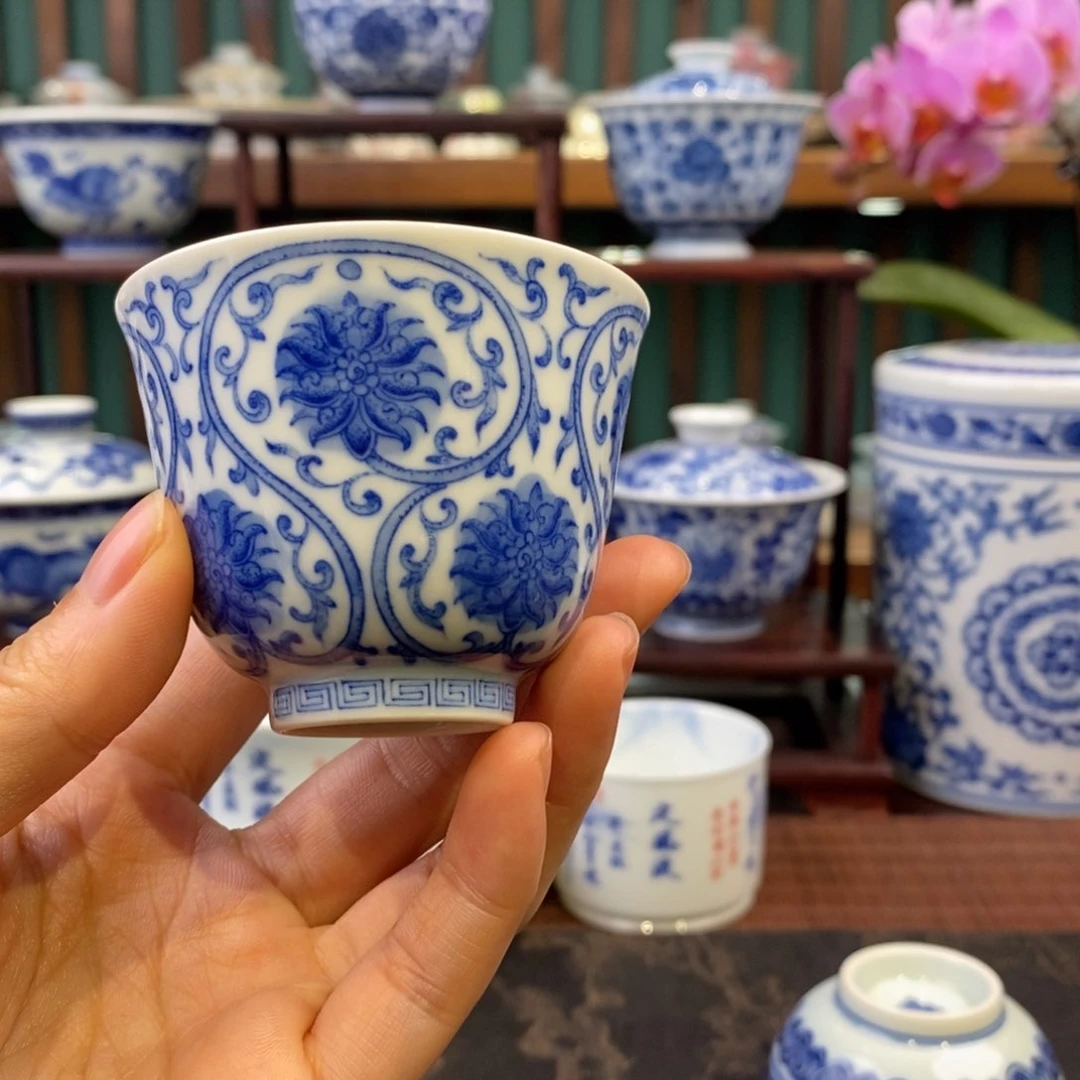 手工陶瓷比心主人杯