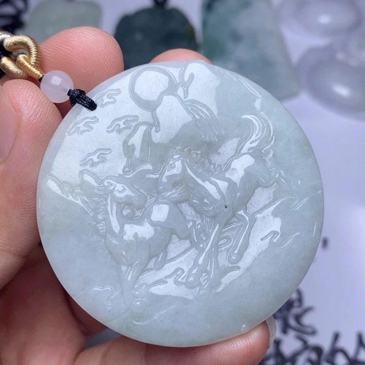 颈饰未镶嵌翡翠翡翠
