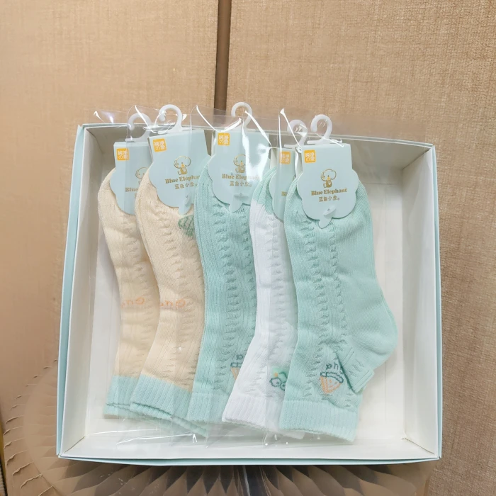 DY1109  DY1110  宝宝小青蛙夏款网眼袜子  颜色任意   5双1组