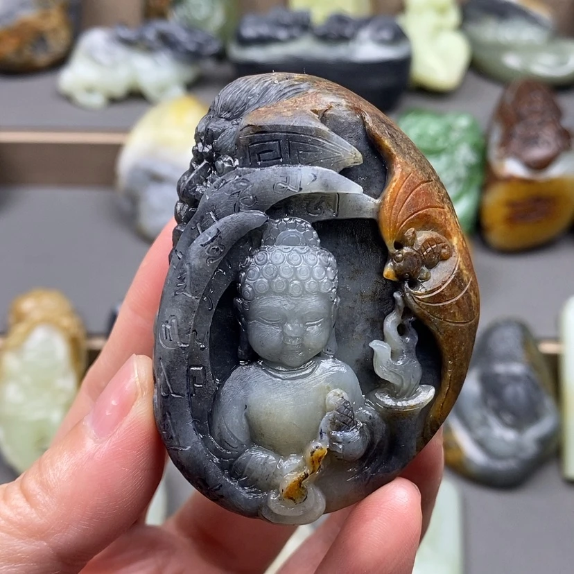 【闪购商品】未镶嵌和田玉把件用****4定制