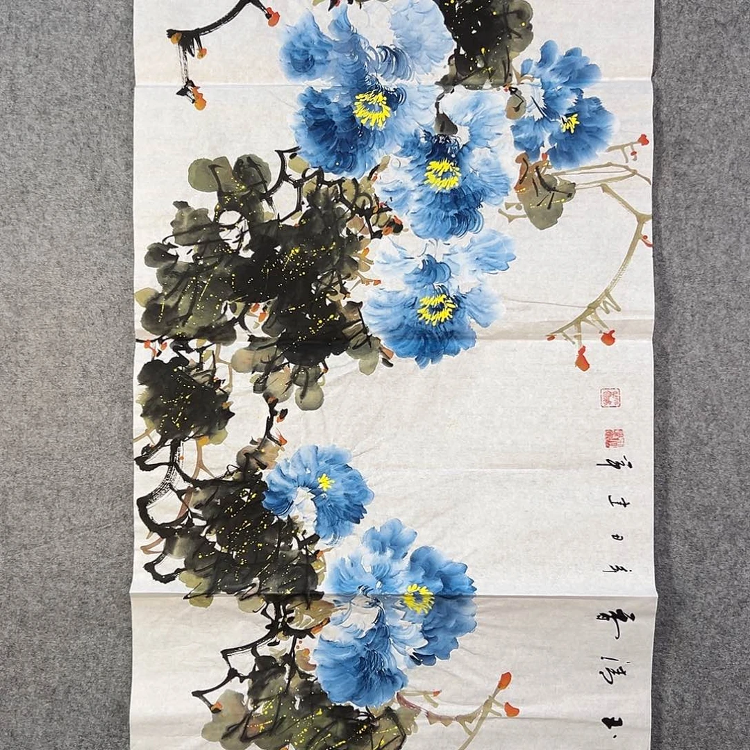 国画003 花鸟在此鸣叫的日子