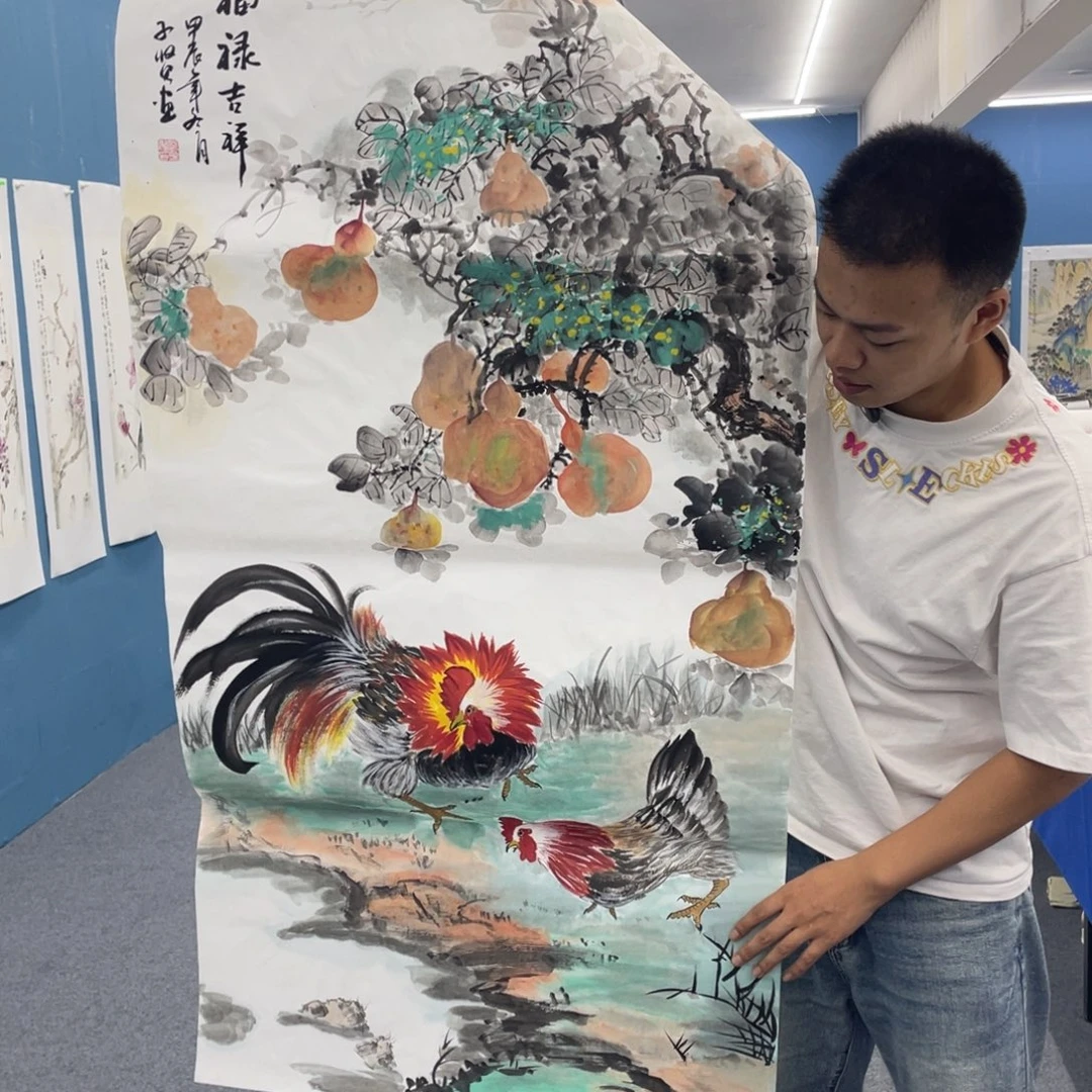 国画手绘国画欣赏一下