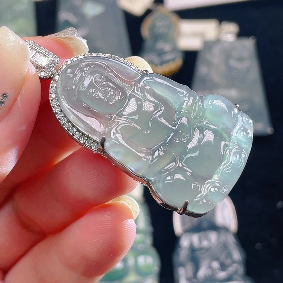 颈饰未镶嵌翡翠6，