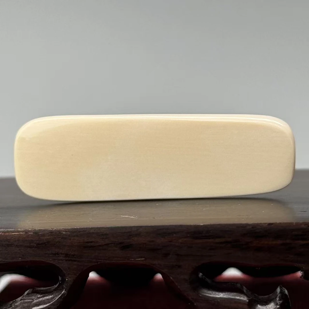 DEZHI/德志55*17*4mm6.2g无事牌吊坠天然猛犸牙/默认打孔绑绳Y285