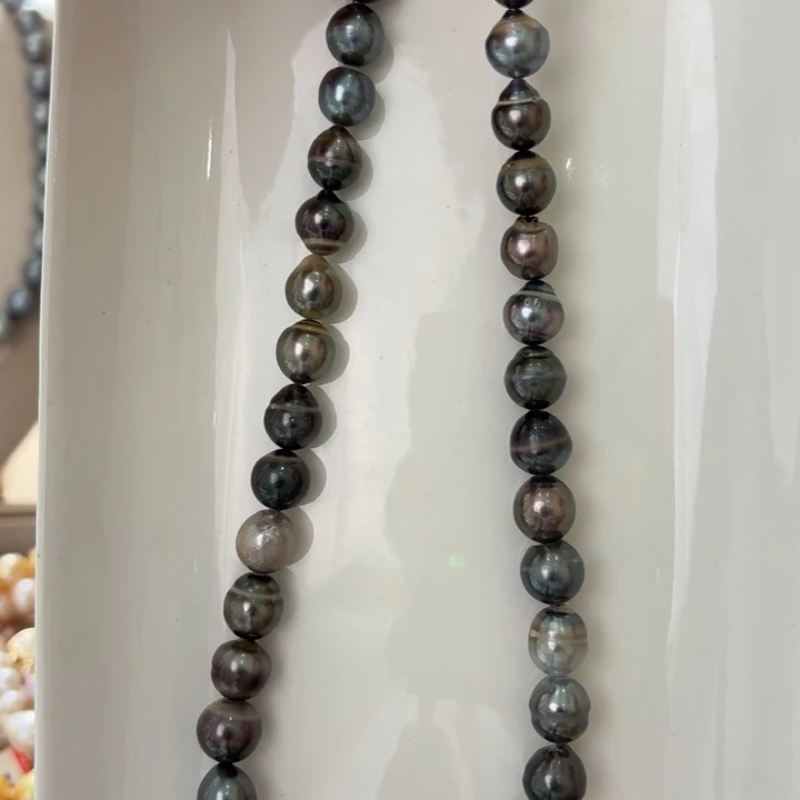 银S925镶嵌海水珍珠颈饰39号