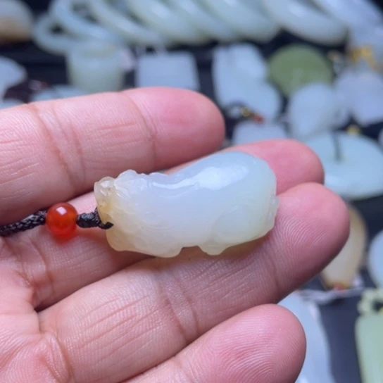 吊坠(不含链)未镶嵌和田玉