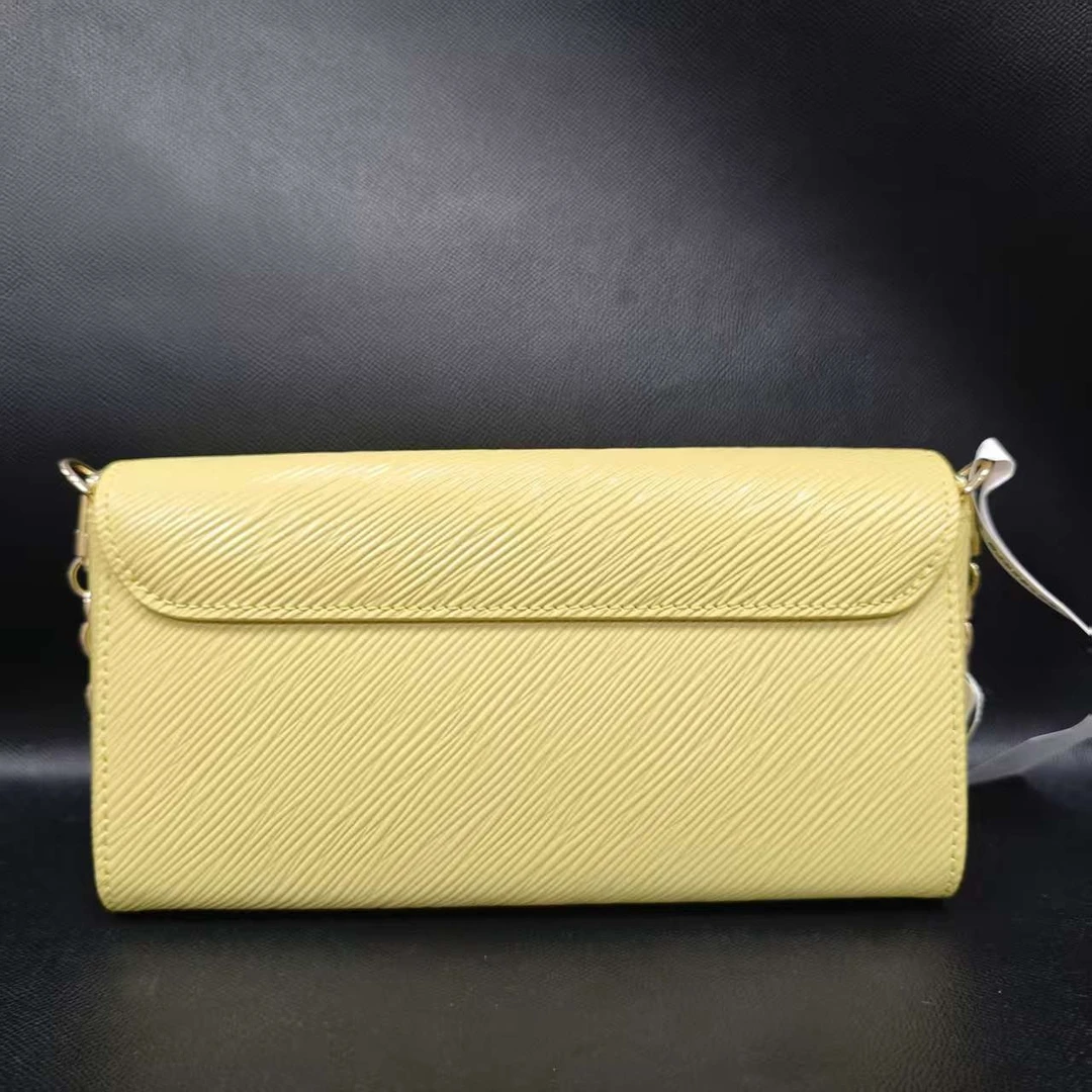 SMVP 高定奢品 潮流真皮新款女包斜跨包23cm 0605 黄色
