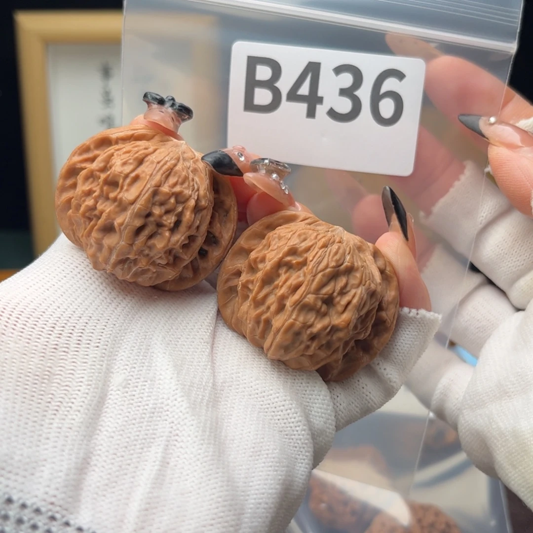 把件文玩核桃40磨盘b436