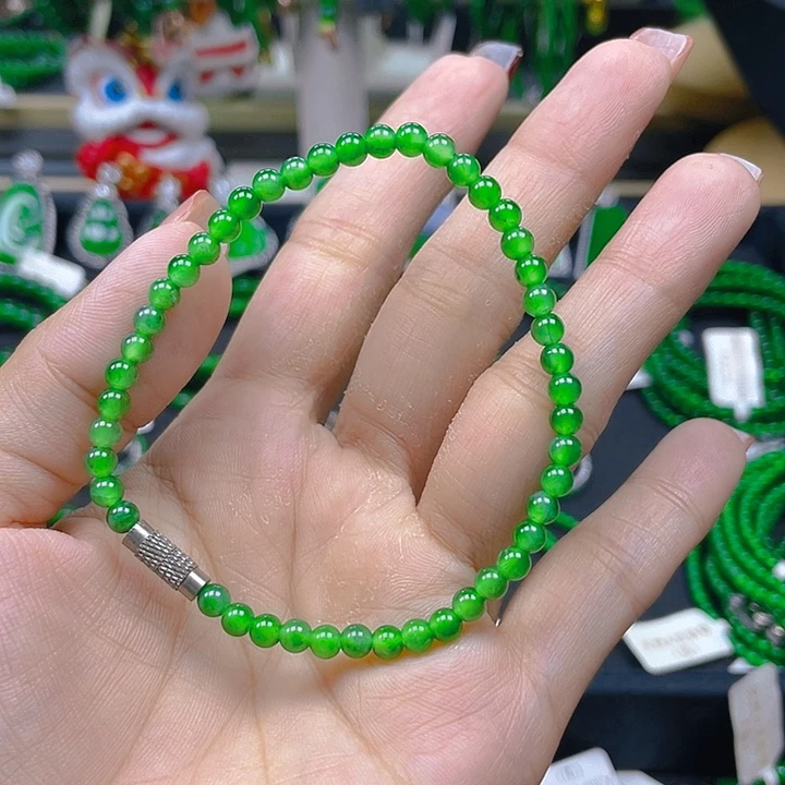 未镶嵌手链翡翠正阳绿4