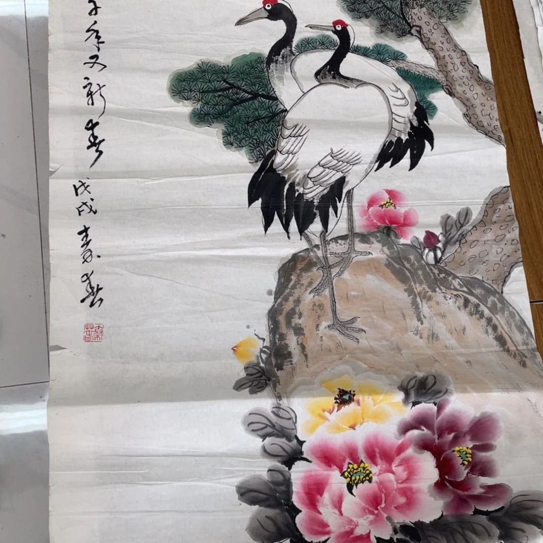 国画胡小春老师绘画
