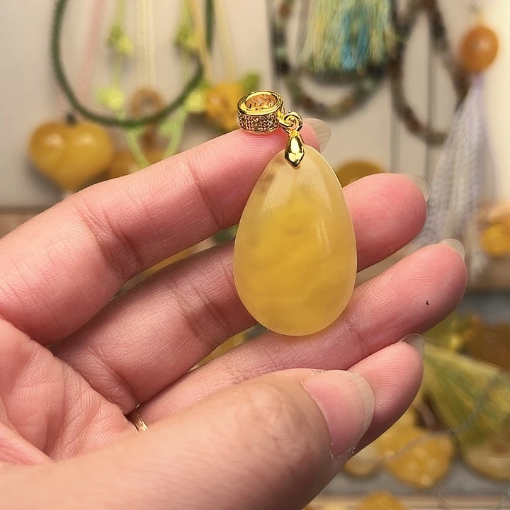 蜜蜡颈饰未镶嵌蜜蜡