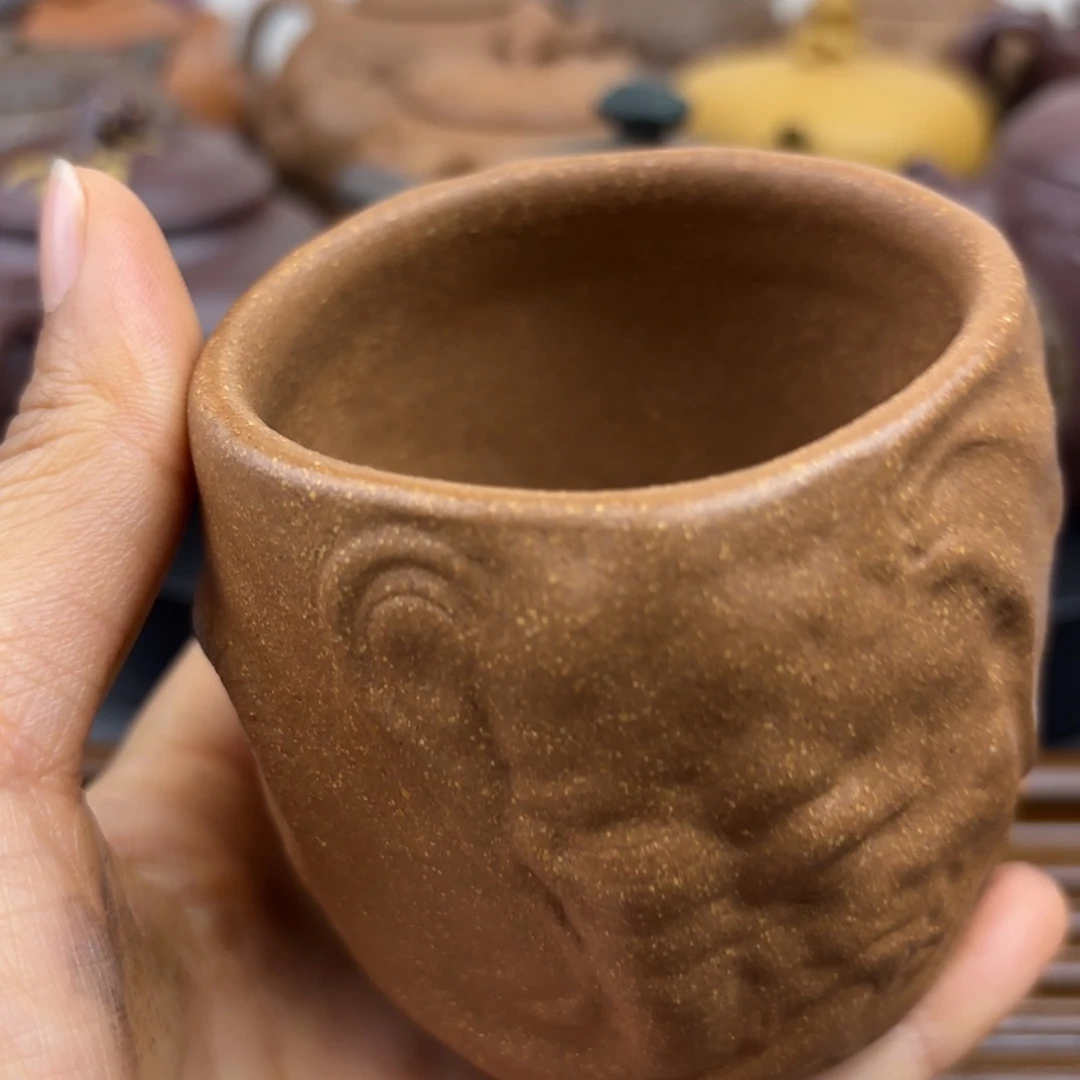茶壶紫砂大象原矿紫砂壶