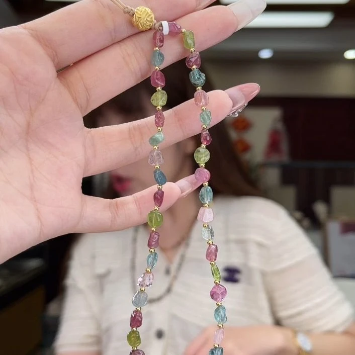 05450512/未镶嵌碧玺手机链多样性发货