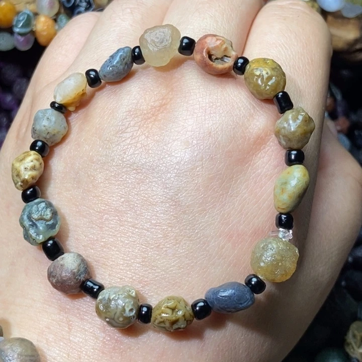 玛瑙/玉髓合金手链