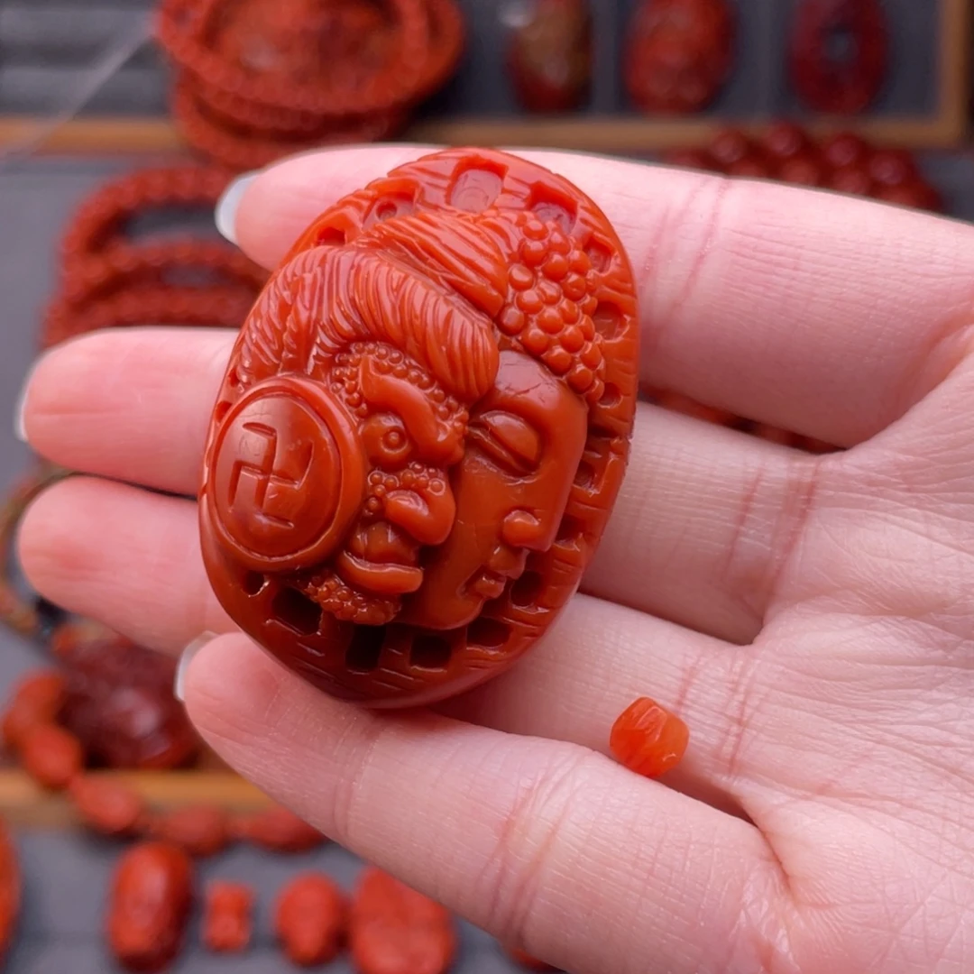 南红玛瑙未镶嵌配饰