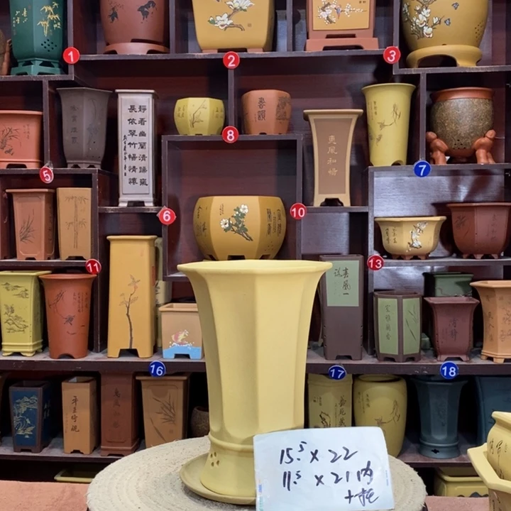 紫砂艺术紫砂花盆