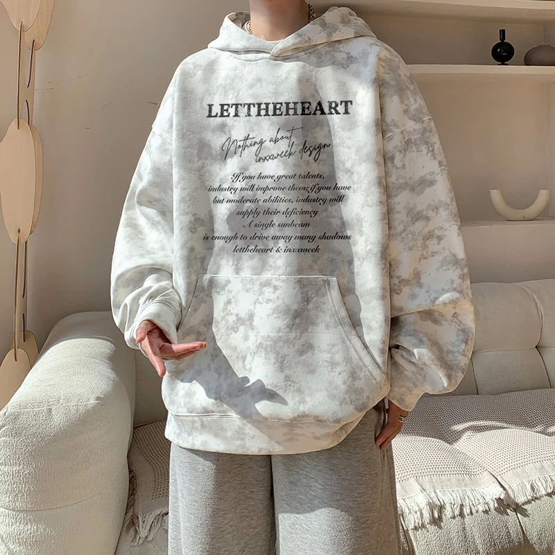 美式潮牌卫衣男款秋季服饰抖音双11好物衣服男生衣服高级感外套