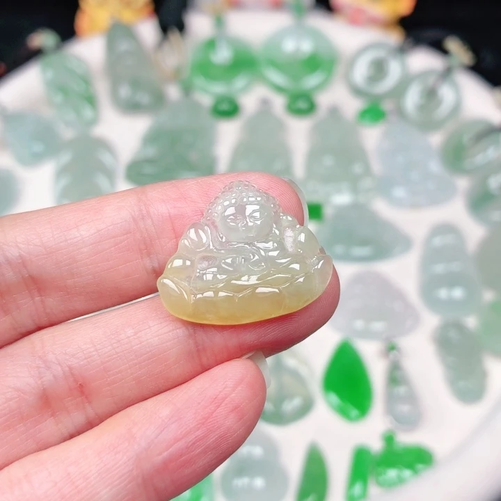 颈饰未镶嵌翡翠缅甸天然A货翡翠