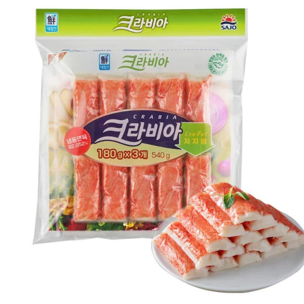 思潮大林 韩国- 原味模拟蟹肉 540g(180g*3)