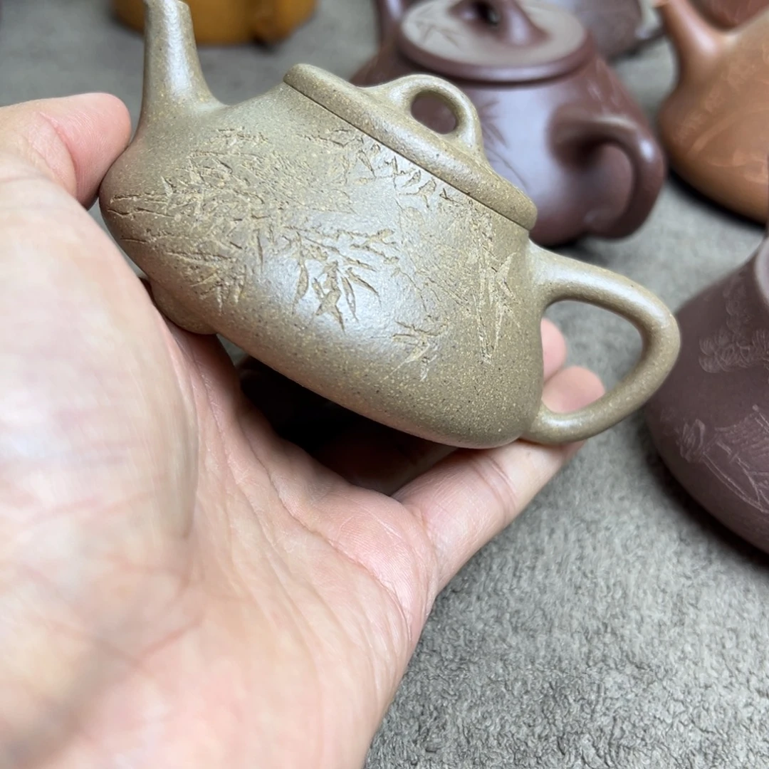 z***g茶壶紫砂仕恒石瓢青降坡