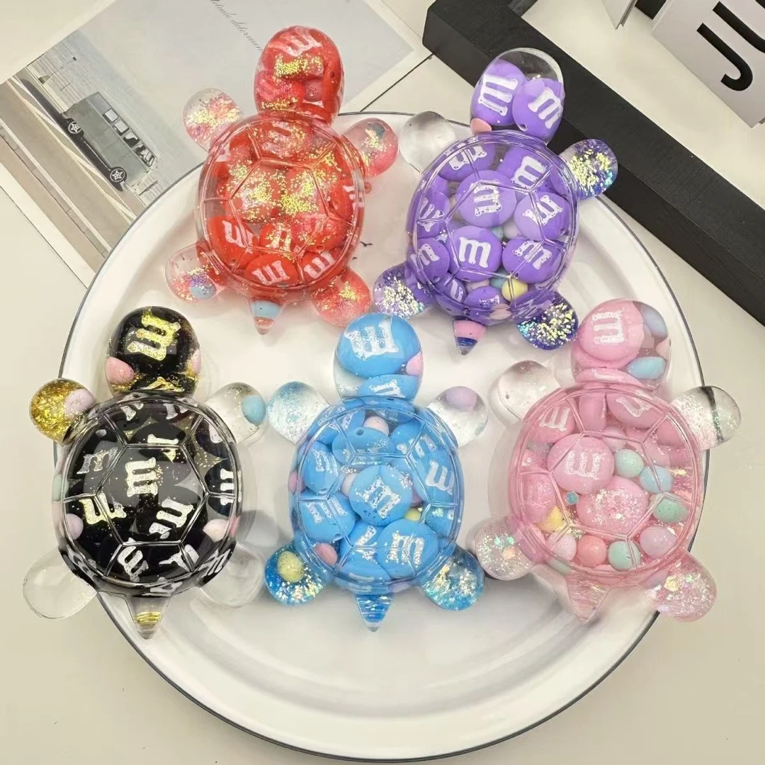 【个人拆】 超大夜光流沙乌龟系列摆件潮流玩具惊喜可爱潮玩