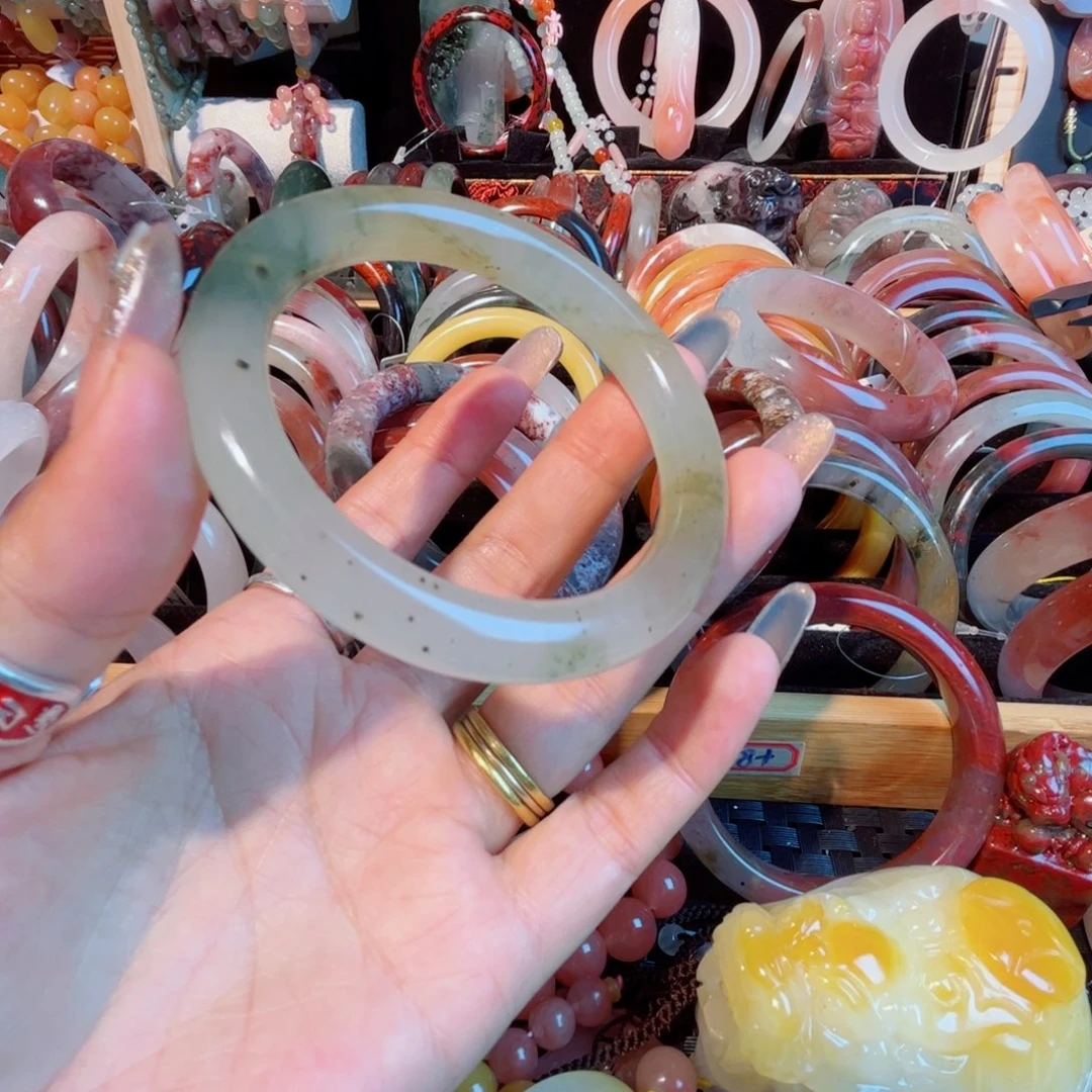 未镶嵌手镯石英质玉缘***爱