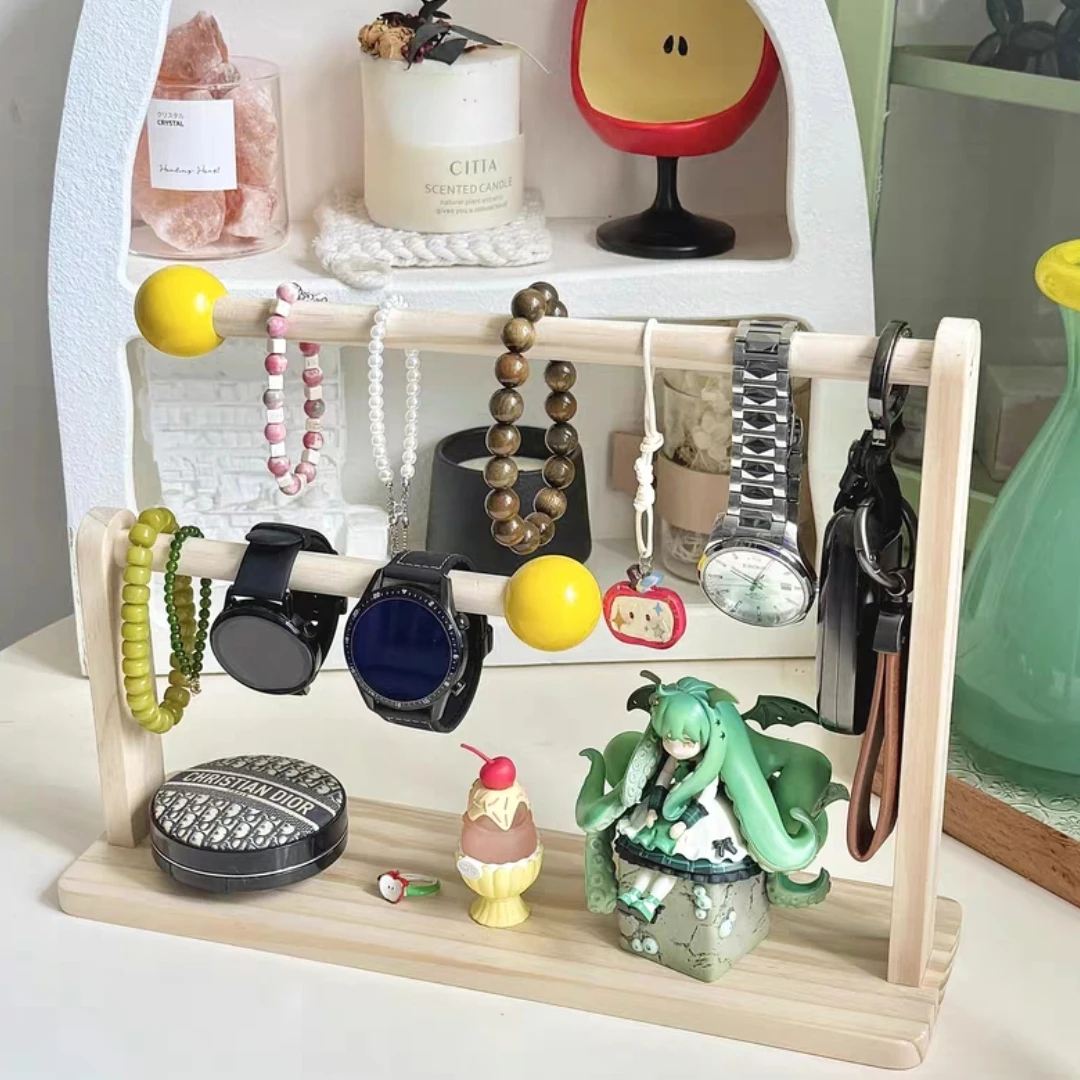 首饰架手串展示架手表收纳盒水晶手链收纳架项链置物架钥匙扣挂架
