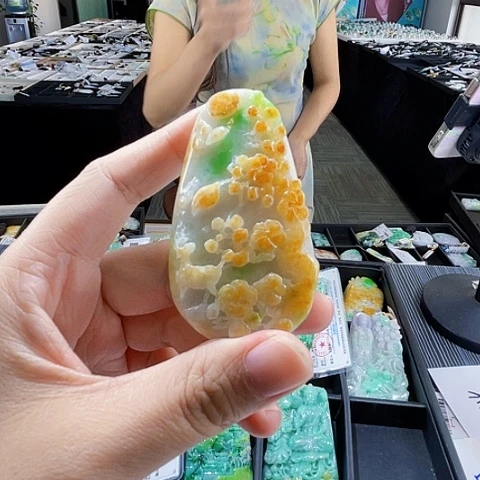 翡翠未镶嵌颈饰翡翠