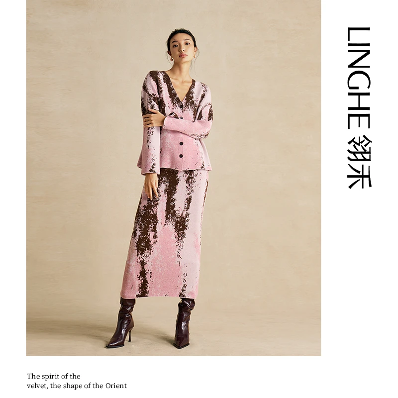 翎禾LINGHE「石隐之境」-秋冬款时尚针织大理