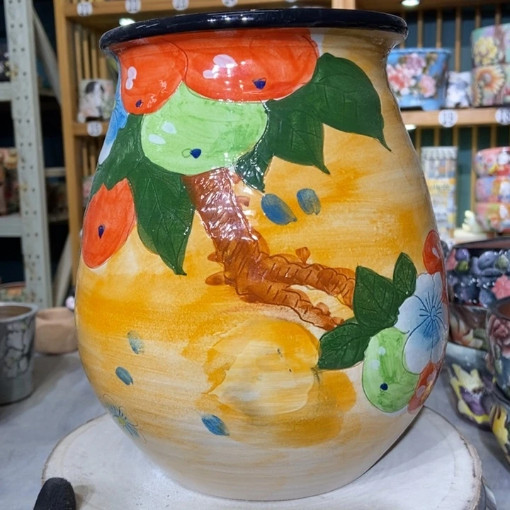 红陶景德镇艺术手绘作品