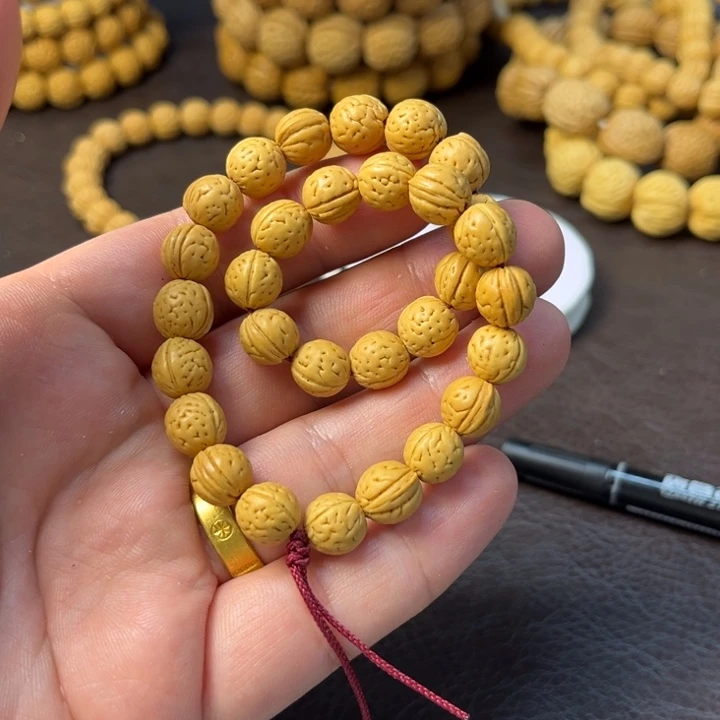 手串桃核0.9尺寸金豆手持