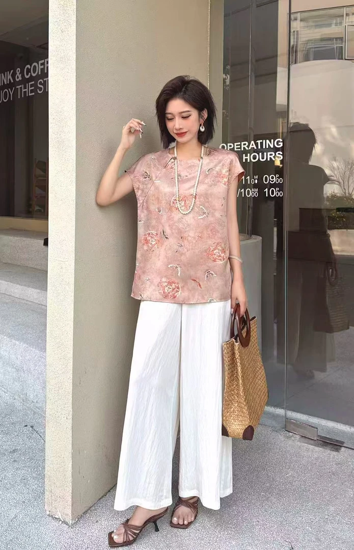 【IWM863】新中式女装硬汉风城市中国风轻运动风复古夏季863